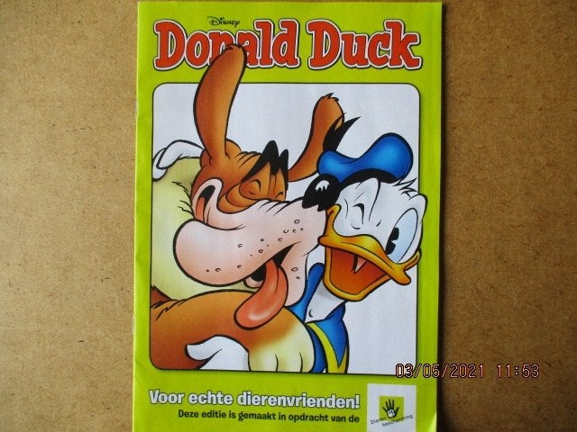 adv1895 donald duck dierenbescherming, Boeken, Eén stripboek, Ophalen, Gelezen