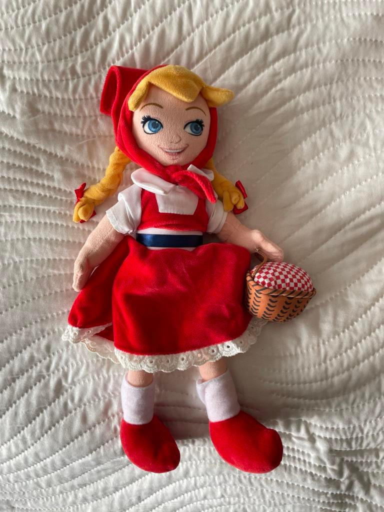Efteling Roodkapje knuffel met mandje, Verzamelen, Efteling, Ophalen of Verzenden, Zo goed als nieuw, Beeldje of Poppetje