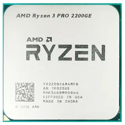 AMD Ryzen 3 PRO 2200GE Processor, Ophalen of Verzenden, Gebruikt, 4-core, 3 tot 4 Ghz