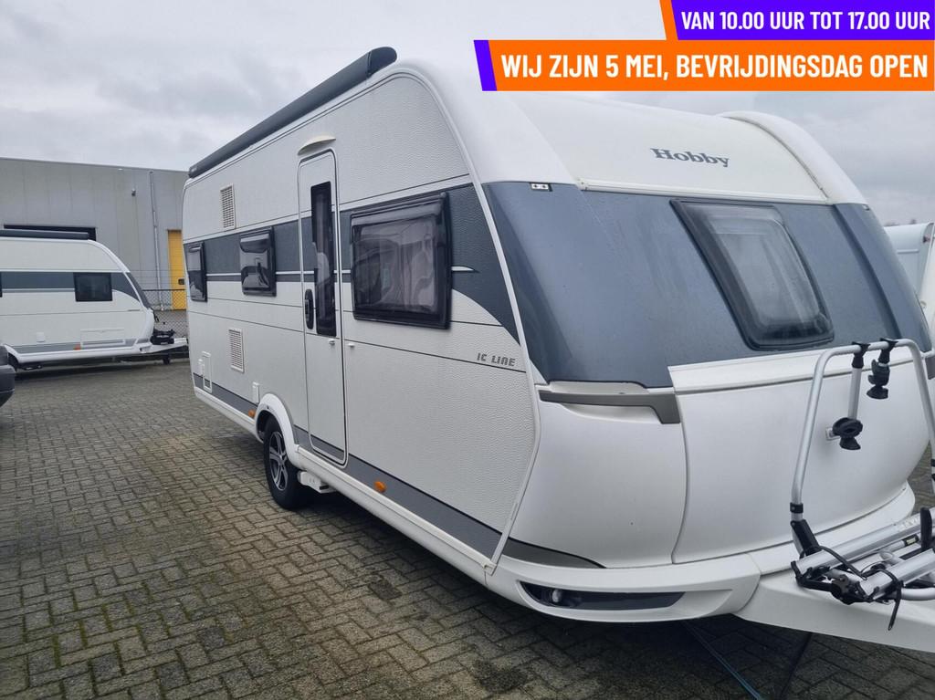 Hobby IC-LINE 545 KMF  STAPELBED + MOVER + CASS LUIFEL, Caravans en Kamperen, Caravans, Mover, Hobby, 7 tot 8 meter, Bedrijf