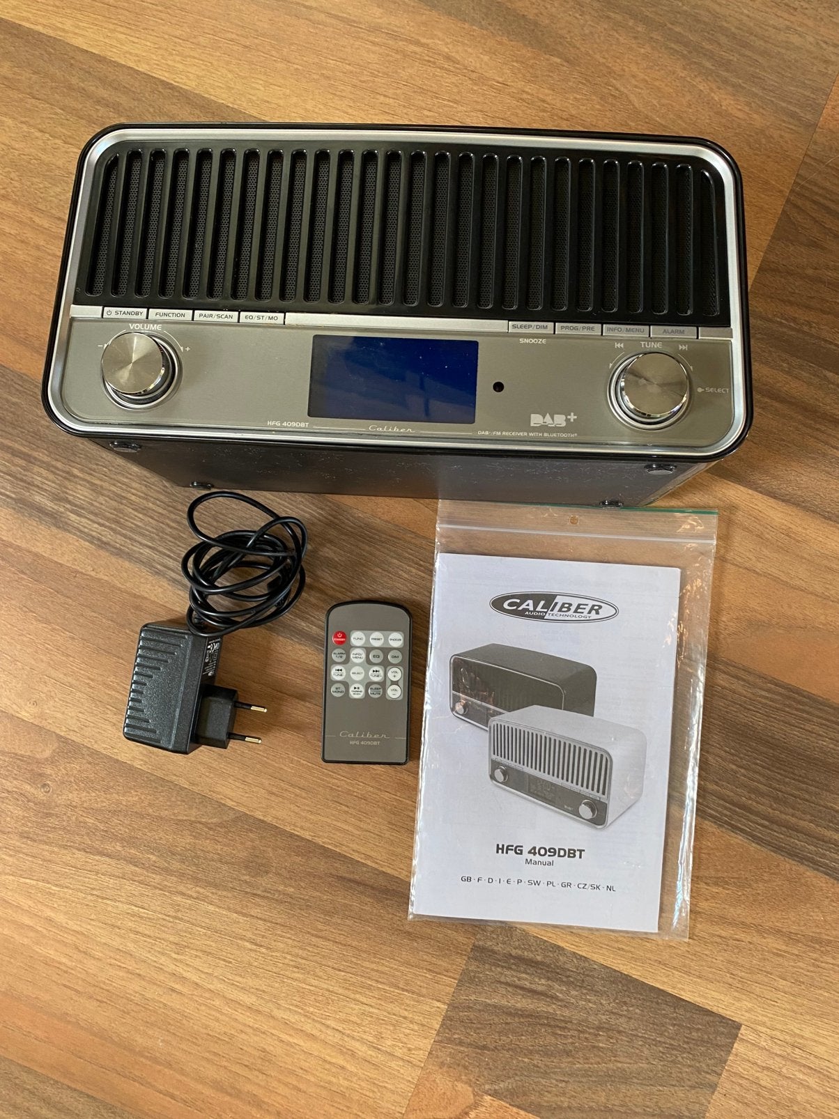 DAB + radio zwart, Ophalen of Verzenden, Gebruikt, Radio