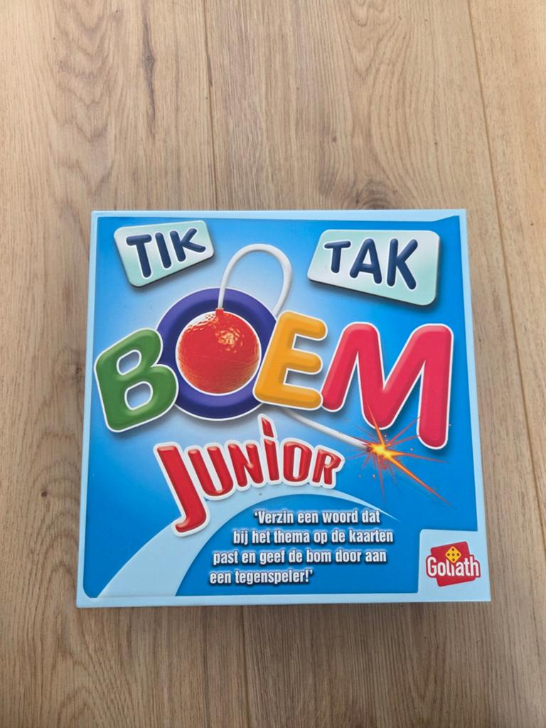 Tik Tak Boem Junior - Spannend woordspel voor kinderen, Ophalen of Verzenden, Gebruikt, Goliath