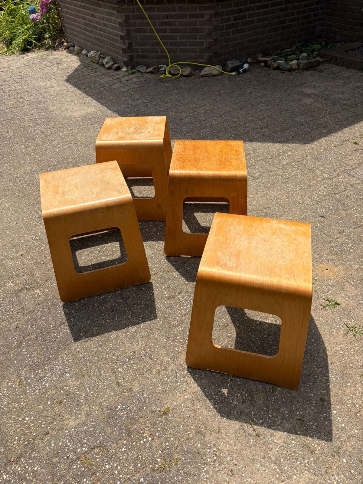 4X IKEA Benjamin krukje, Ophalen, Gebruikt, Hout