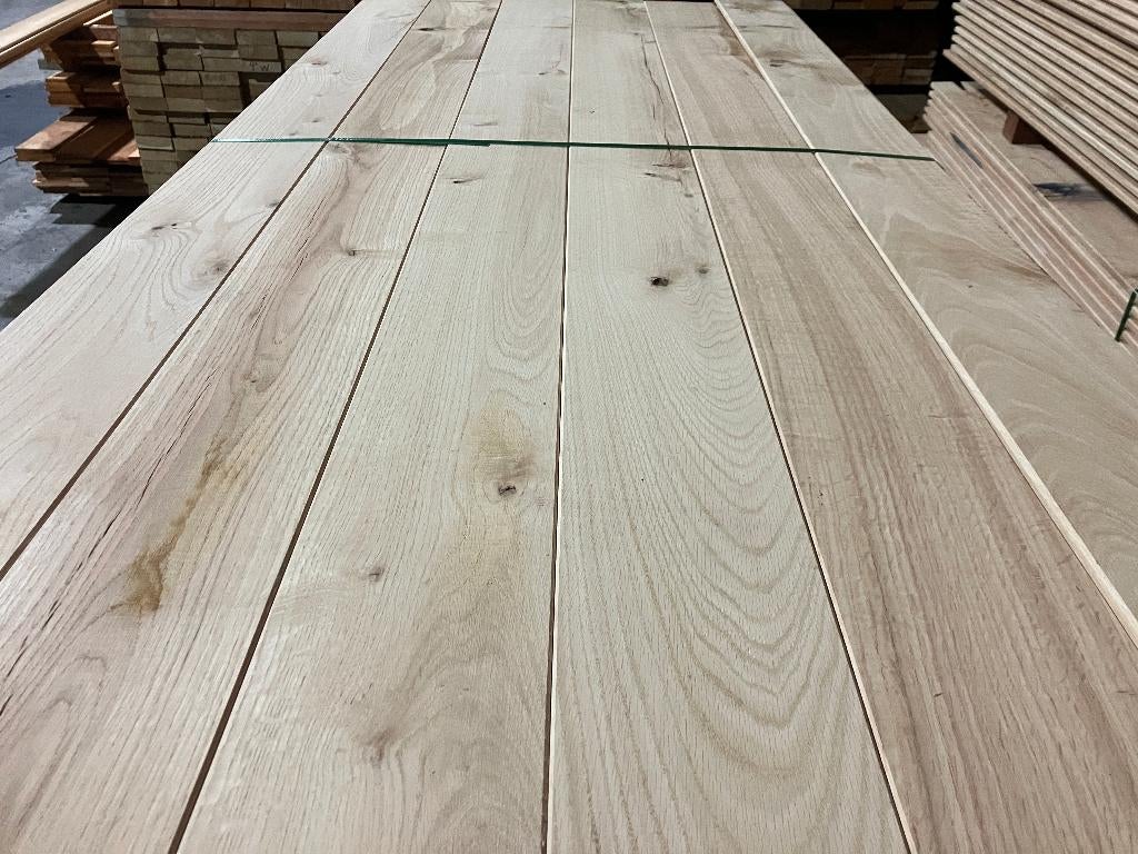 Eiken planken-dakbeschot-halfhouts rabat-vloerdeel-wanddelen, Ophalen, Nieuw, 250 cm of meer, Planken
