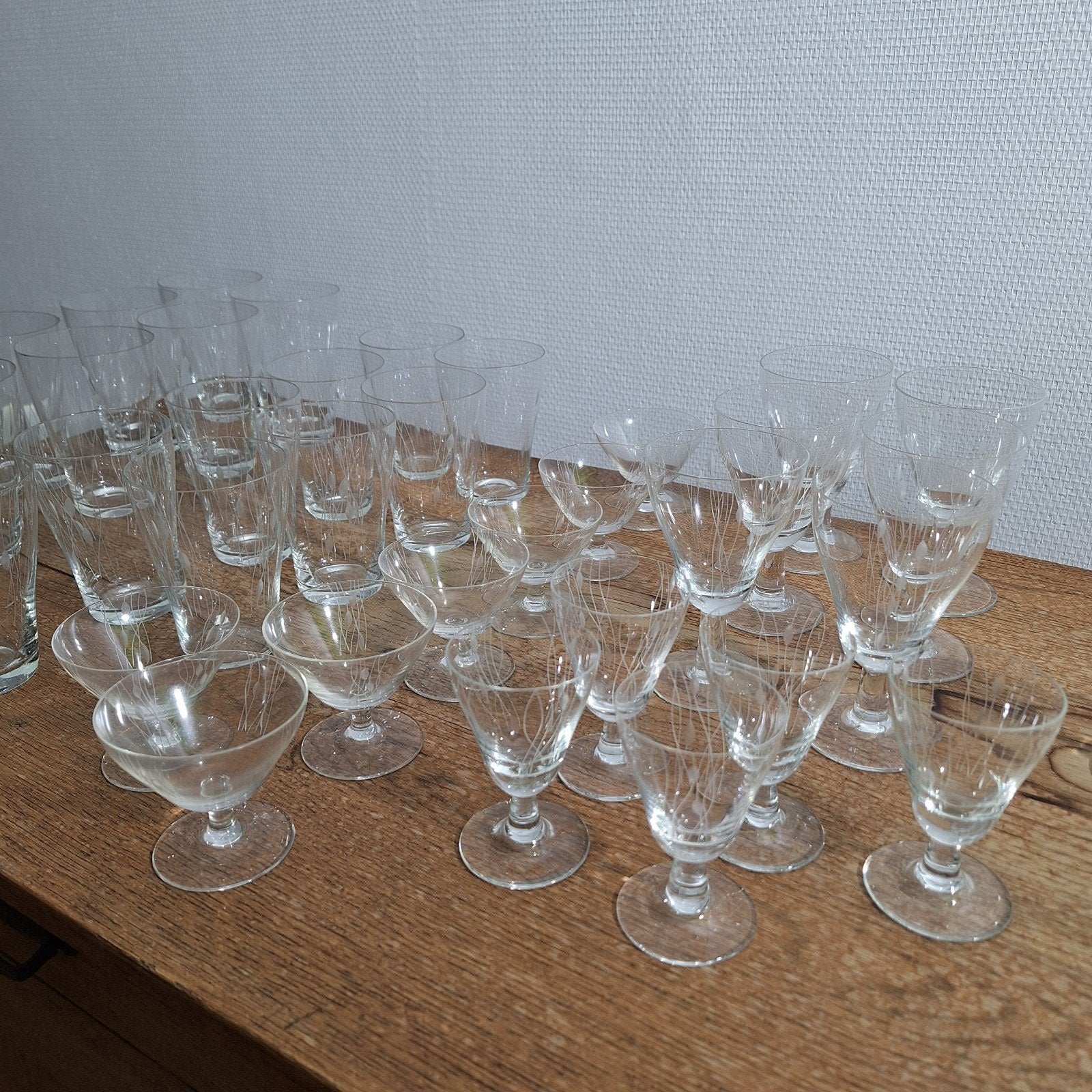 Vintage glazen, Antiek en Kunst, Ophalen