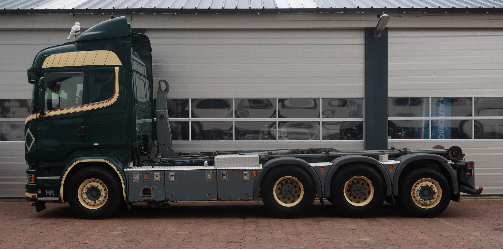 Scania R580 V8 LB8X4HNB/ Full AIR/ PTO/ SWAP- CONTAINER BODY, Auto's, Automaat, Achterwielaandrijving, Euro 6, Scania