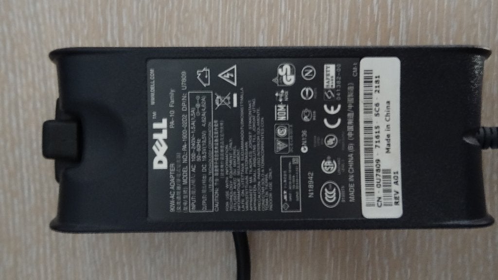 Dell 90W AC Adapter – PA‑10 / PA‑1900‑02D2 – 19.5V 4.62A, Ophalen of Verzenden, Zo goed als nieuw, Dell