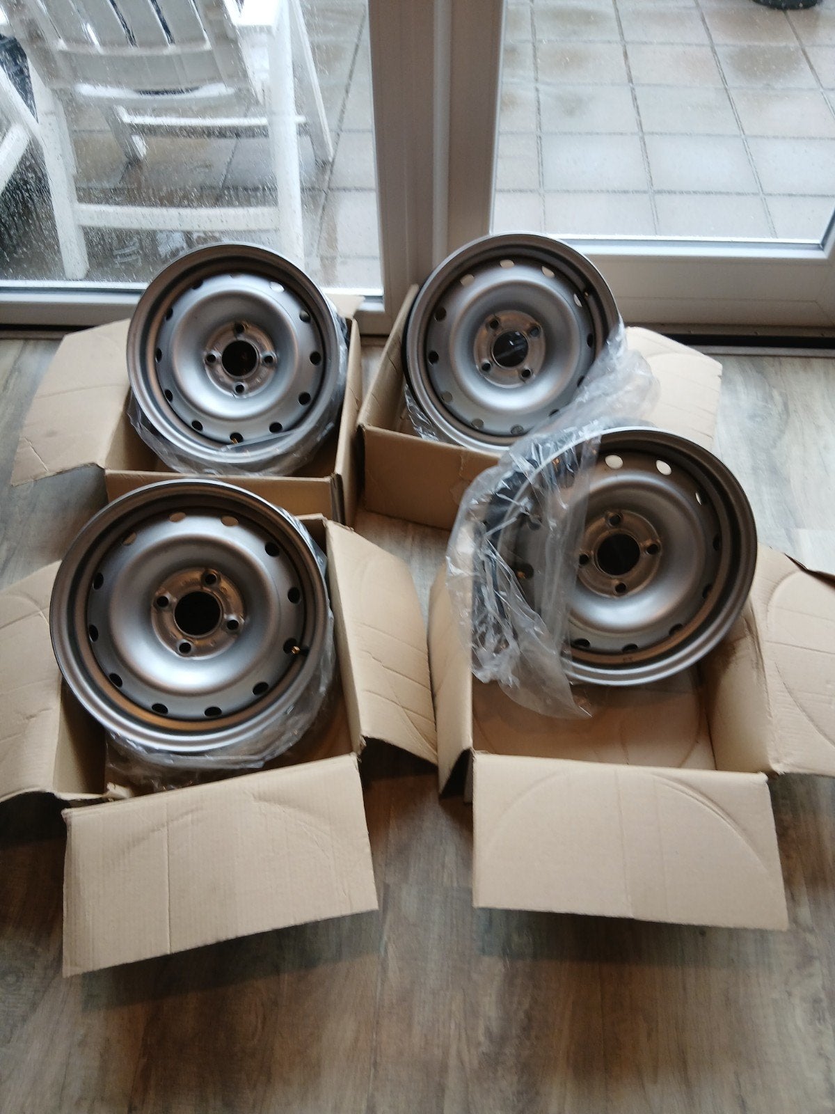 stalen velgen, Peugeot 5,5J, 4x108, 14i, ET24, Ophalen, Nieuw