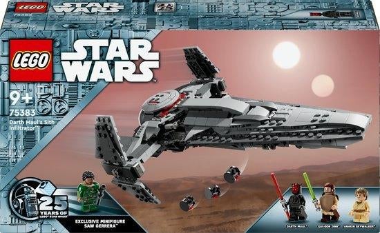 LEGO Darth Mauls Sith infiltrant - 75383, Kinderen en Baby's, Speelgoed | Duplo en Lego, Ophalen, Star Wars, Nieuw, Complete set