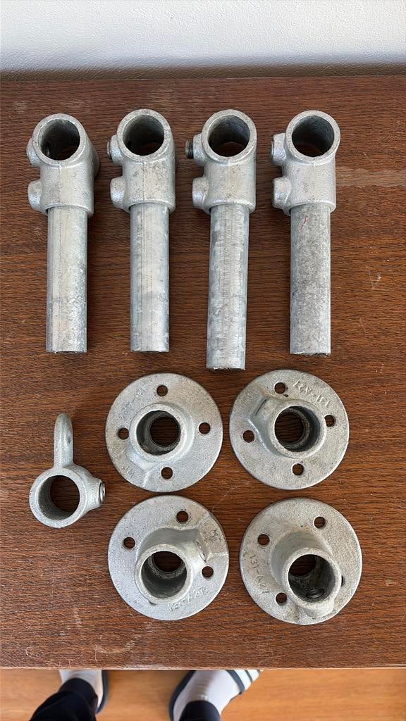 Koppelingen steigerbuis, Ophalen, 100 tot 250 mm, Gebruikt, Overige typen