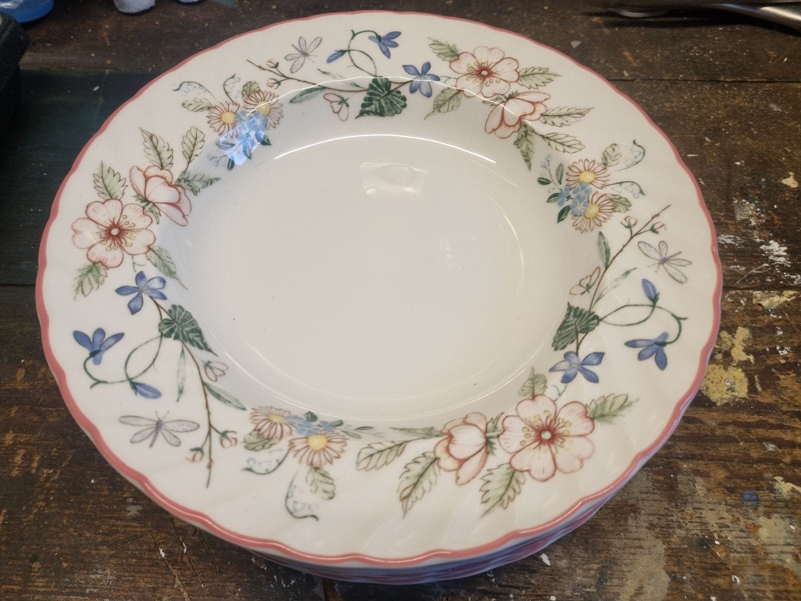 Wood & Sons Spring Fields diepe borden set en overig servies, Ophalen of Verzenden