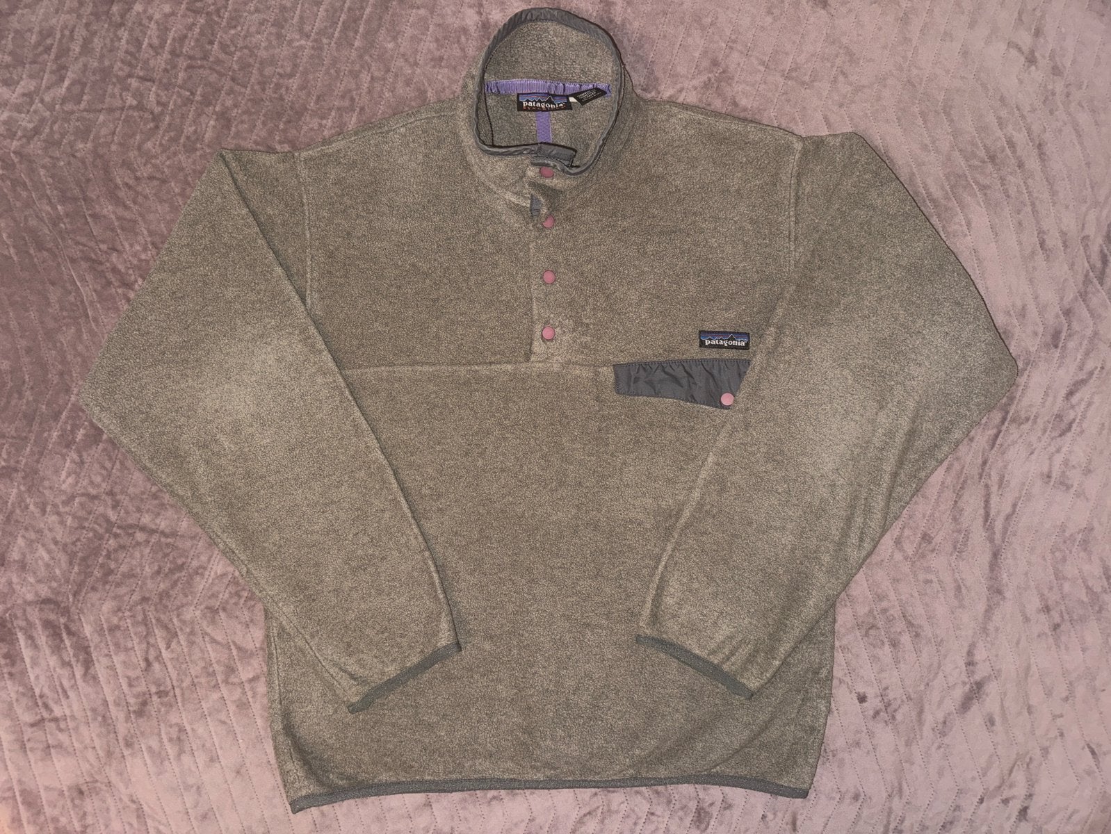 Patagonia Lightweight Synchilla Snap-T Fleece, Ophalen of Verzenden, Zo goed als nieuw, Maat 46 (S) of kleiner, Bruin