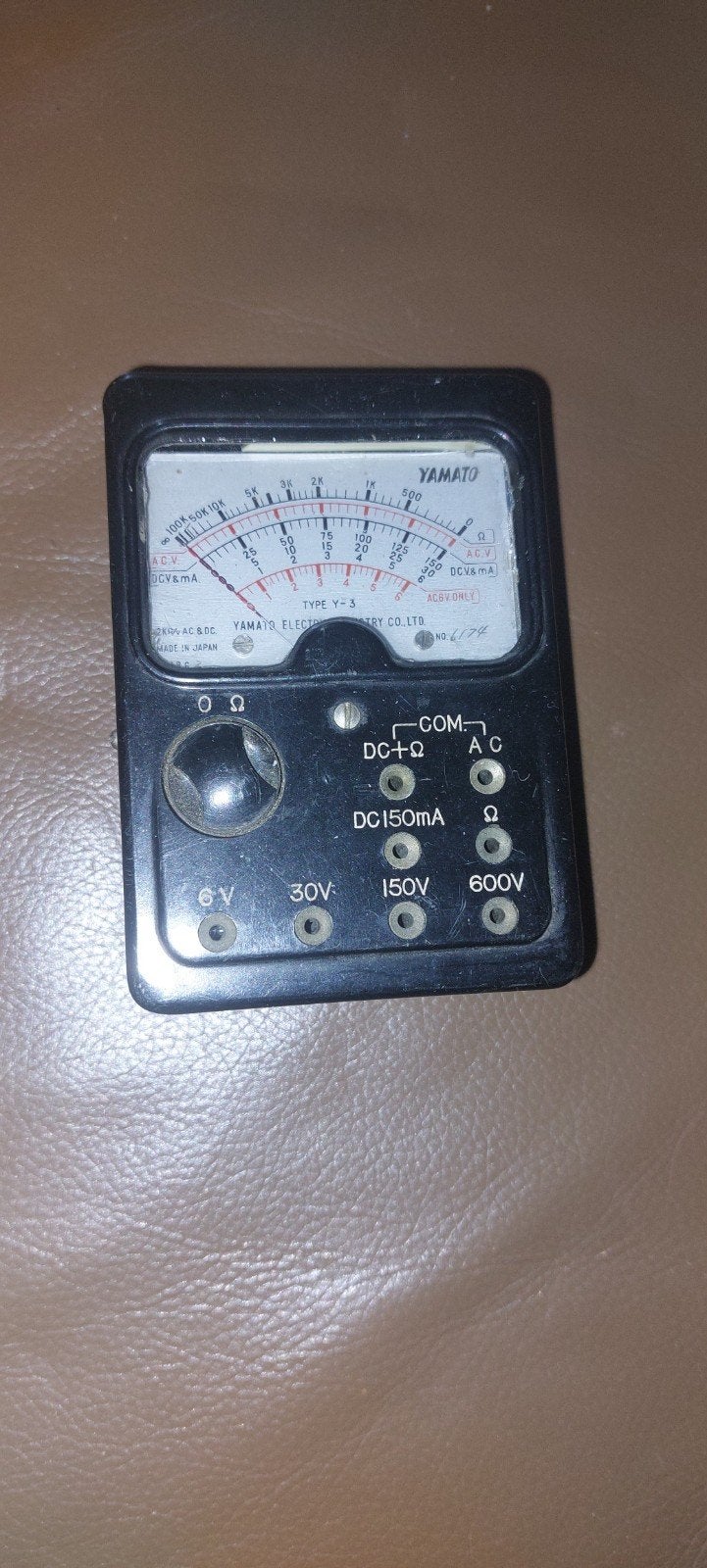 Vintage Yamato Multimeter Type Y-3 - Werking Onbekend, Ophalen of Verzenden