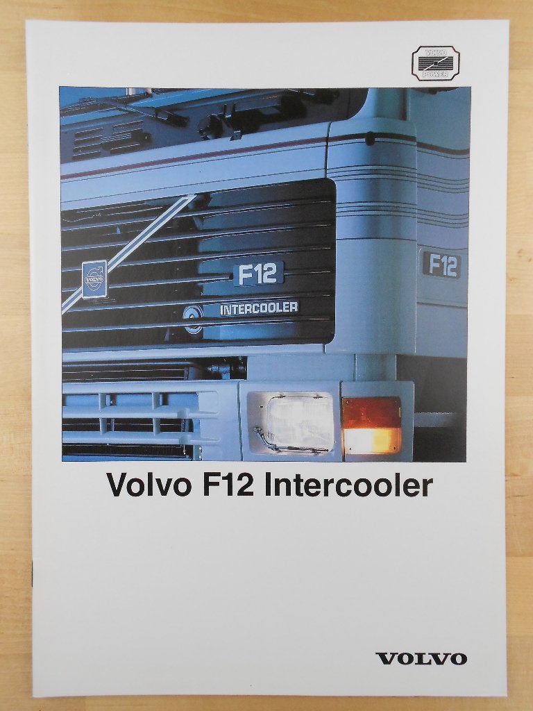 Volvo F12 Brochure 1989, Volvo, Zo goed als nieuw, Volvo, Ophalen of Verzenden