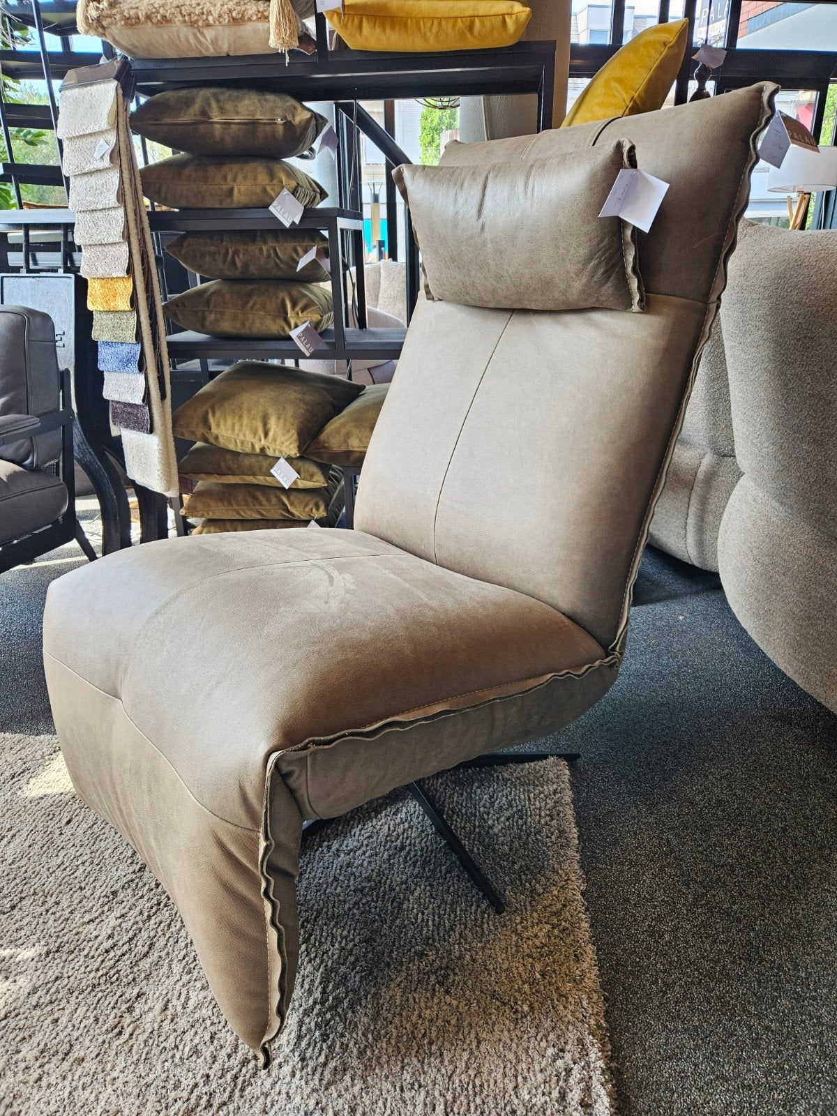 Relax fauteuil TOM chill-line, Verzenden, Minder dan 75 cm, Nieuw, Stof