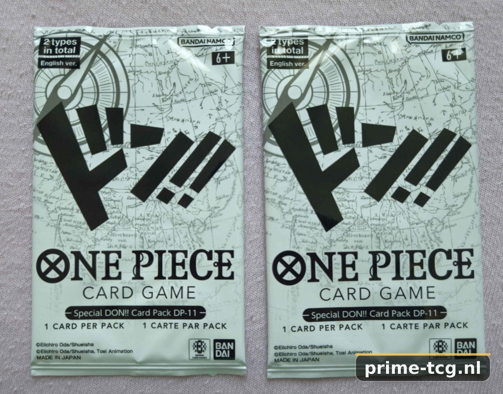 One Piece Special DON!! Card Pack DP-11(2 Packs), Ophalen, Nieuw, Booster, Foil