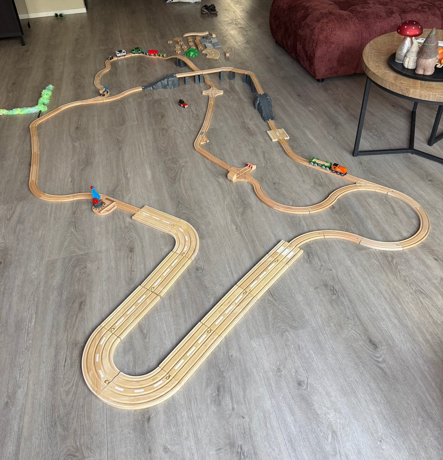 Houten treinbaan, Ophalen, Zo goed als nieuw