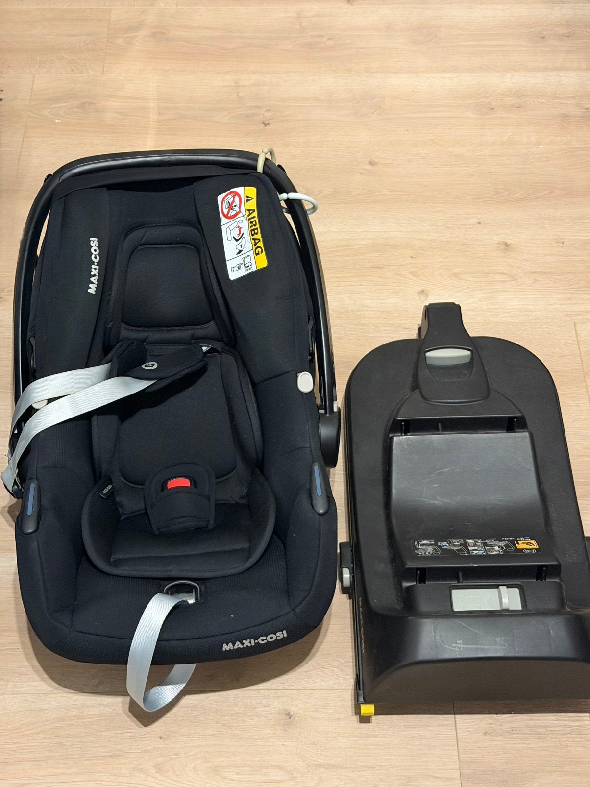 Maxi-Cosi Cabriofix i-Size zwart en Isofix, Ophalen, 0 t/m 13 kg, Maxi-Cosi, Isofix
