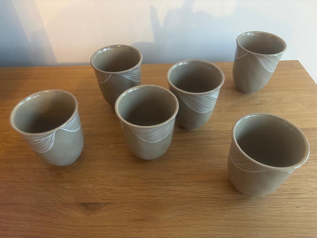 Nieuwe Riverdale Mokken - Zandkleurig - 10 cm, Huis en Inrichting, Keuken | Servies, Ophalen of Verzenden, Nieuw, Overige stijlen