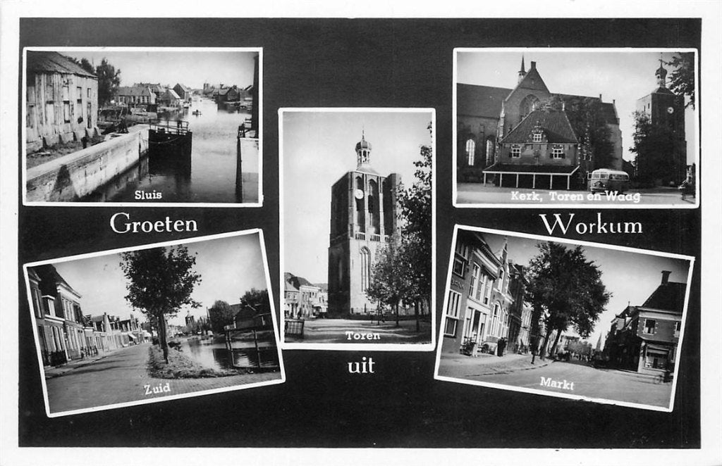 379-175-001 Workum, Verzenden, Voor 1920, Friesland