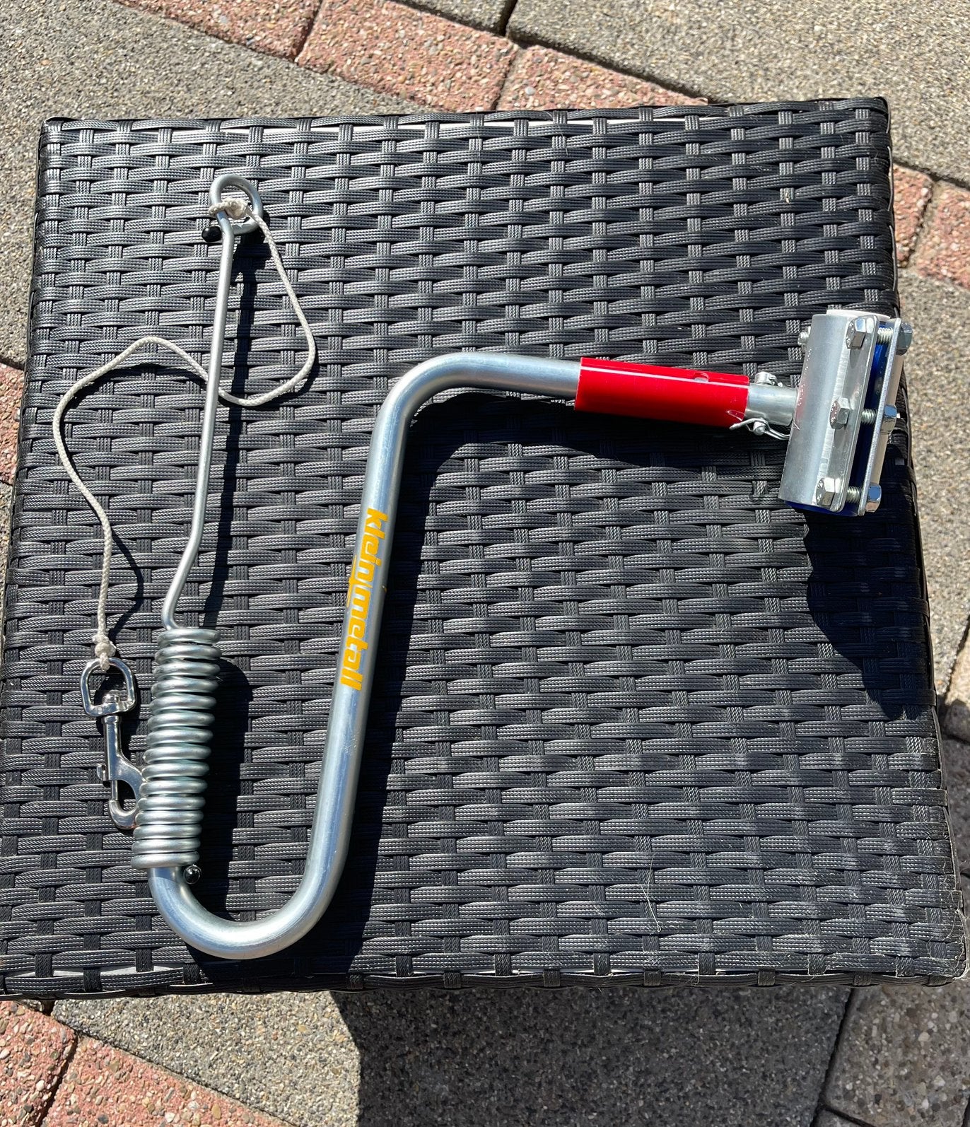 Kleinmetall – Fietsbeugel Dogrunner, Dieren en Toebehoren, Honden-accessoires, Ophalen of Verzenden, Zo goed als nieuw