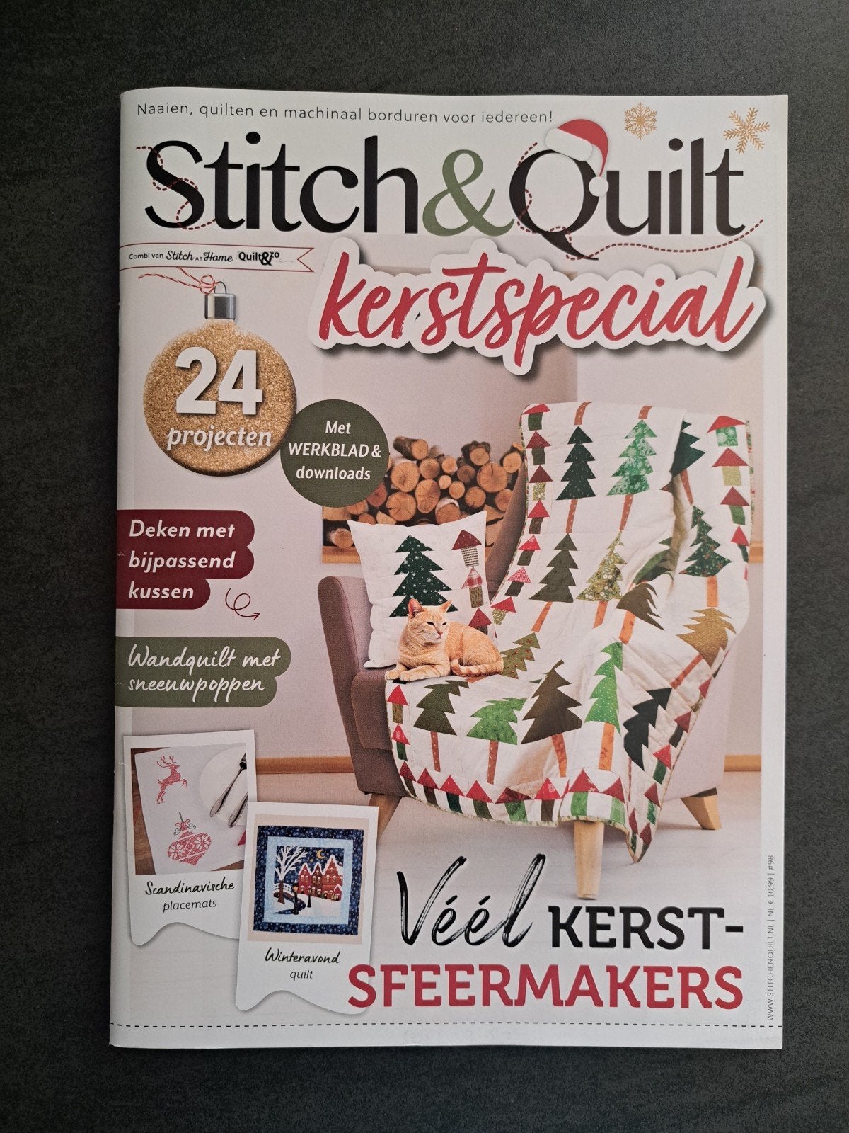 stitch & quilt kerst nieuw!, Ophalen of Verzenden, Nieuw, Borduren en Naaien