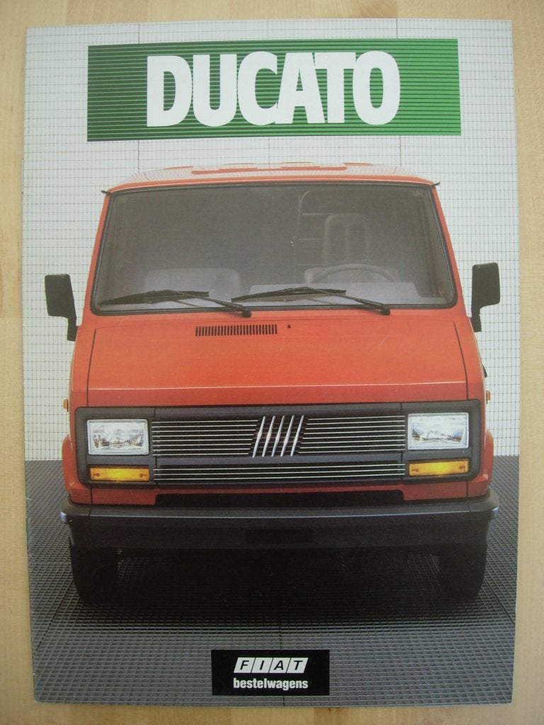 Fiat Ducato Brochure 1984, Ophalen of Verzenden, Zo goed als nieuw, Overige merken, Fiat