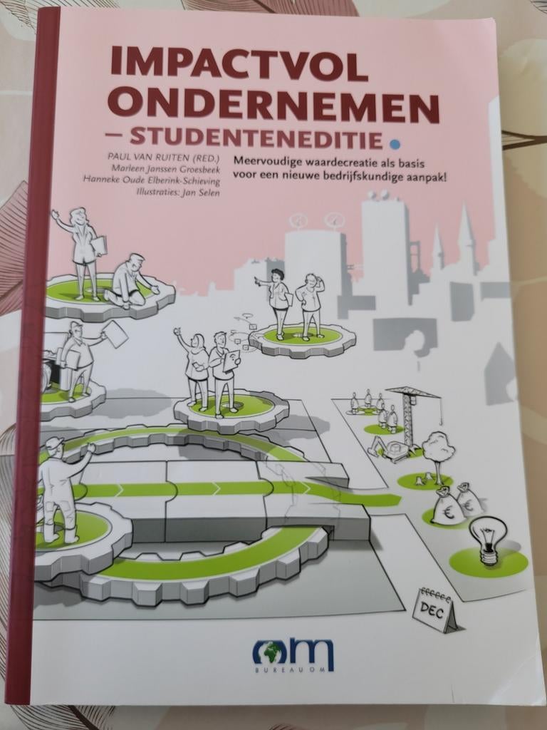 Impactvol ondernemen - Studenteneditie, Boeken, Marleen Janssen Groesbeek; Paul van Ruiten; Hanneke Oude Elbe..., Nieuw, Alpha