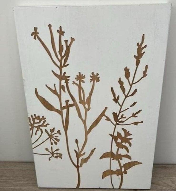 Geweldig houten schilderij Mica, Ophalen, Zo goed als nieuw