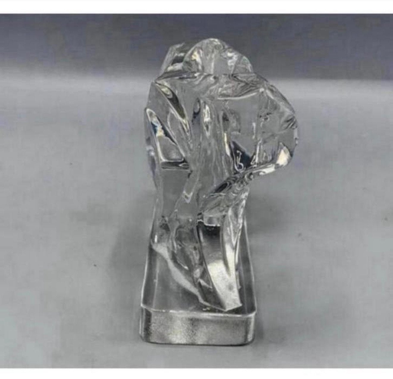 Baccarat Crystal Art Deco-sculptuur Kristal tijger Chevalier, Ophalen of Verzenden