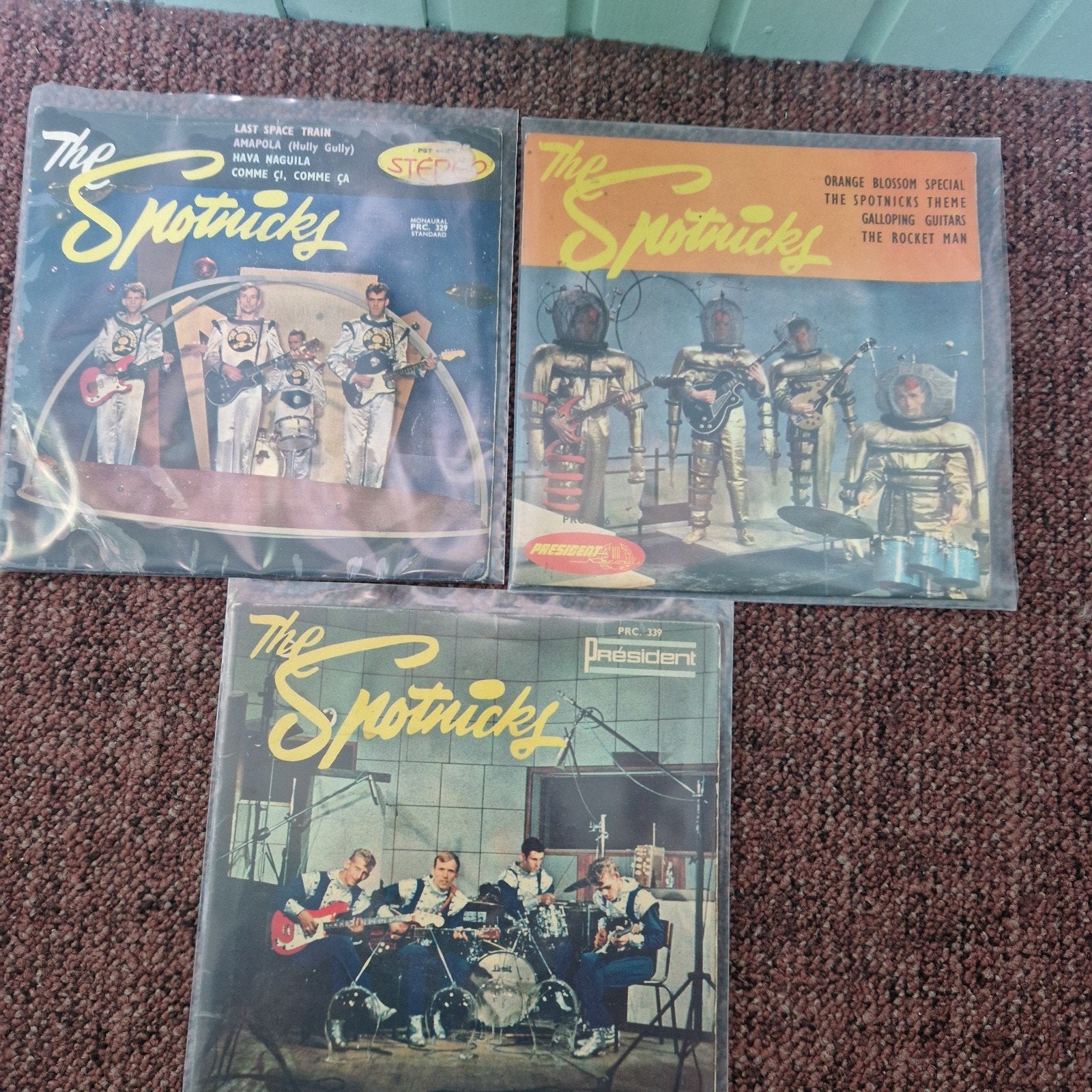 9x Spotnicks - 6x E.P. - 3x single, Ophalen of Verzenden, Gebruikt, Pop