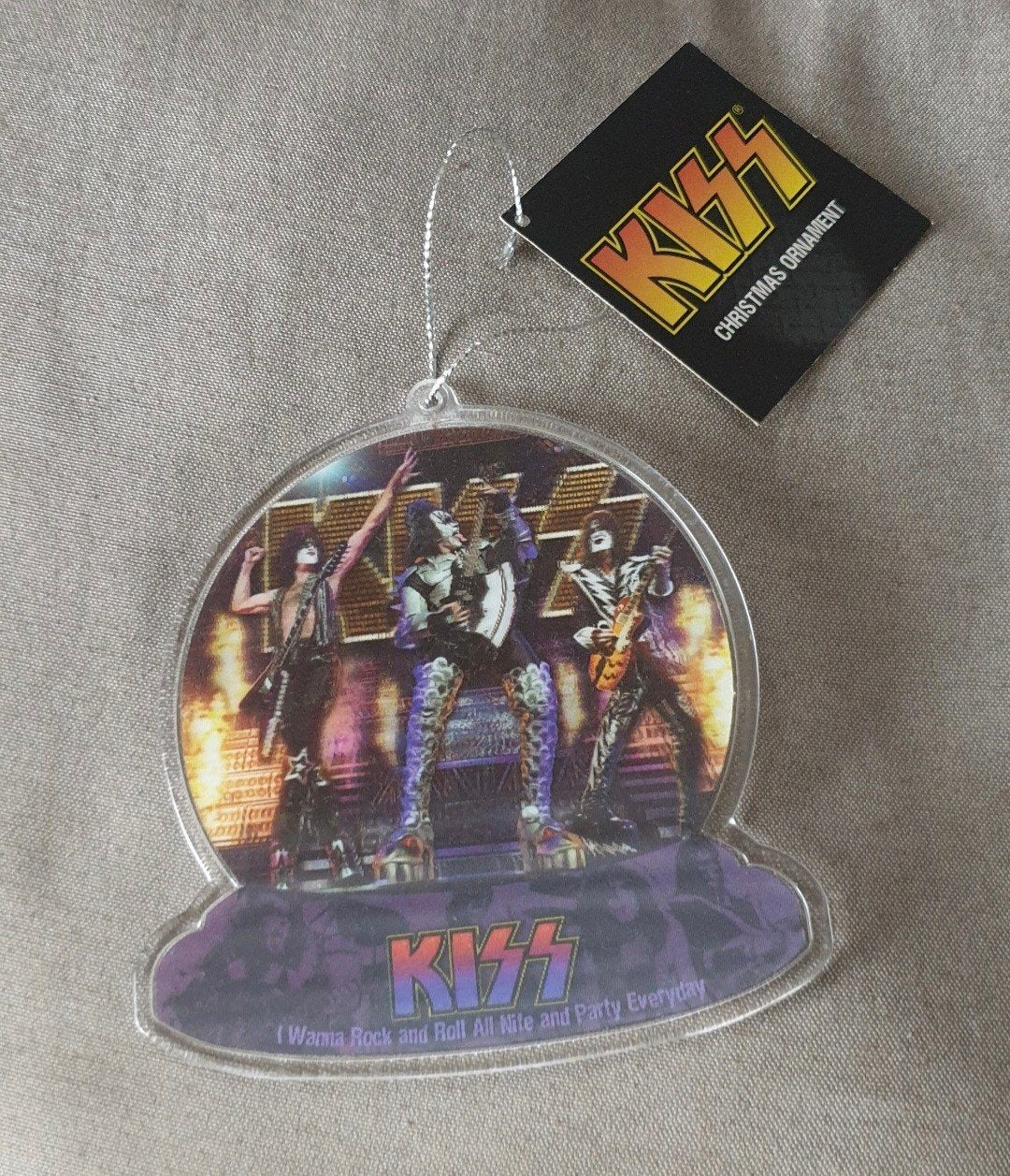 KISS Kerst Ornament, Ophalen of Verzenden, Nieuw, Overige typen