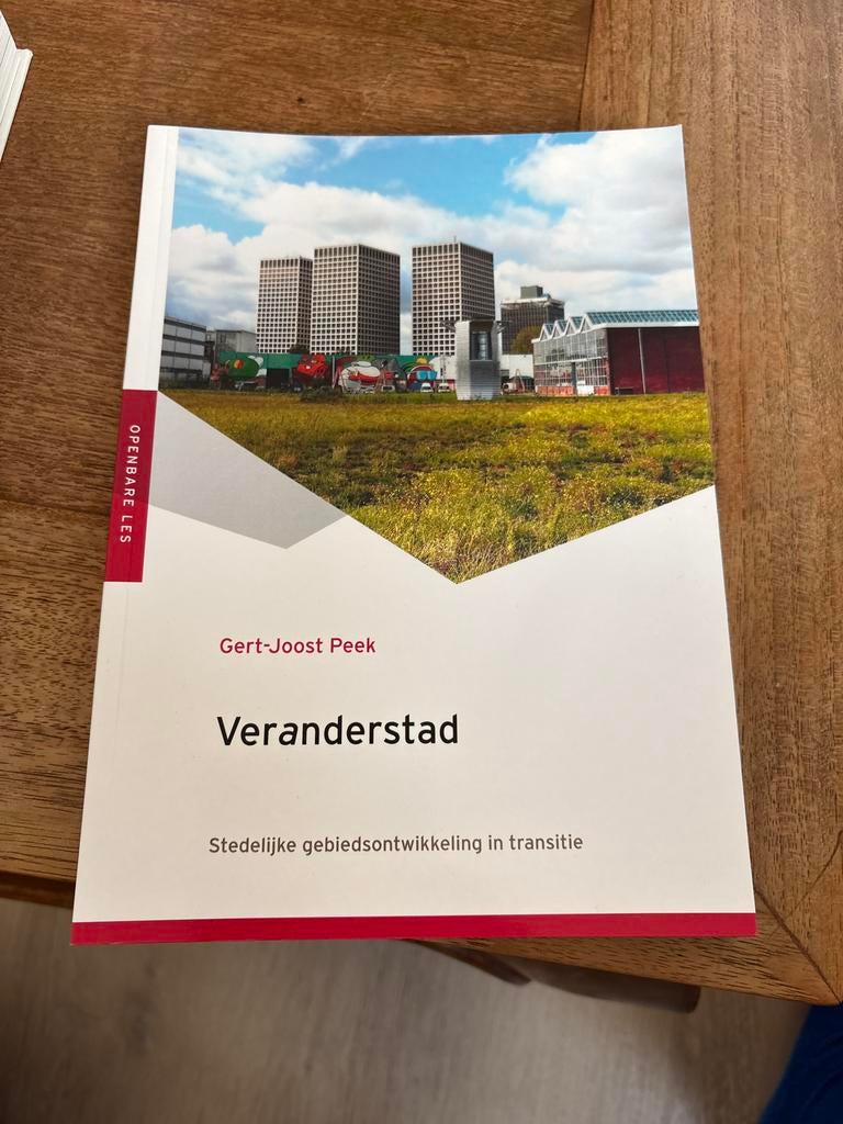Veranderstad: Stedelijke gebiedsontwikkeling in transitie, Ophalen of Verzenden, Gamma, Zo goed als nieuw, HBO