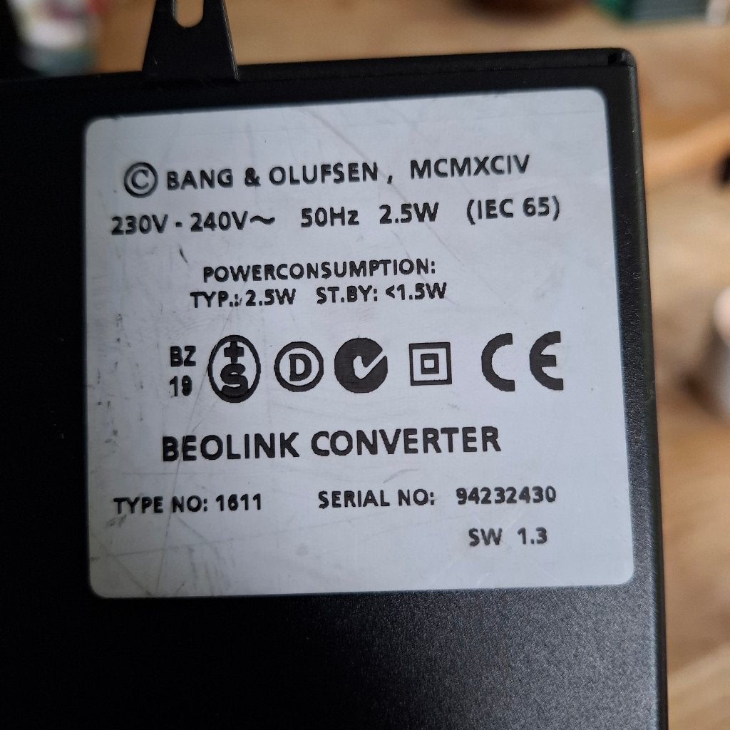 Bang en Olufsen Beolink Converter, Audio, Tv en Foto, Ophalen of Verzenden, Gebruikt, Bang & Olufsen