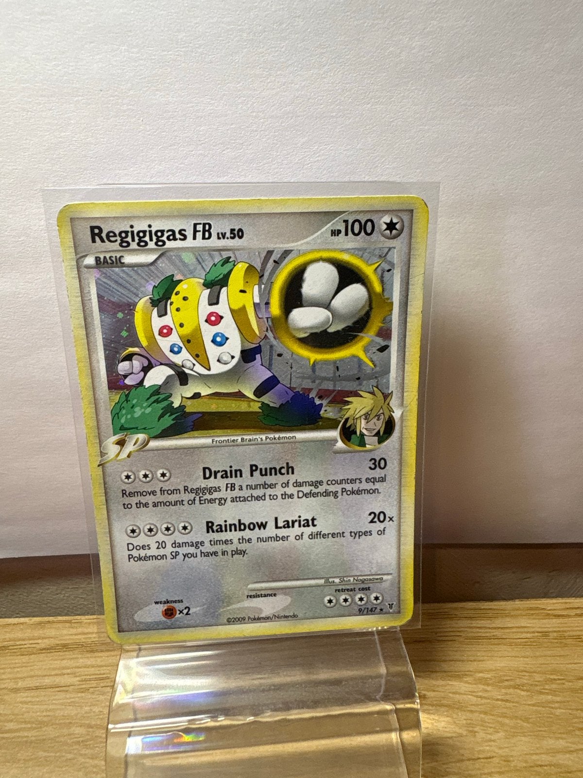 Regigigas FB LV.50 Pokémon kaart supreme victors, Ophalen of Verzenden, Zo goed als nieuw, Losse kaart