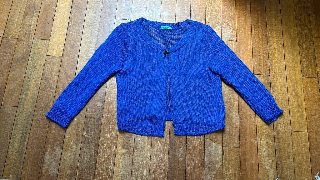 Zgan kobaltblauw vest MaglieMaglie mt.S/M, Maat 38/40 (M), Blauw, Magliemaglie.it, Ophalen of Verzenden