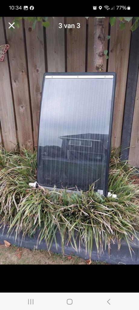 2 nette solar panelen voor zwembad, Ophalen