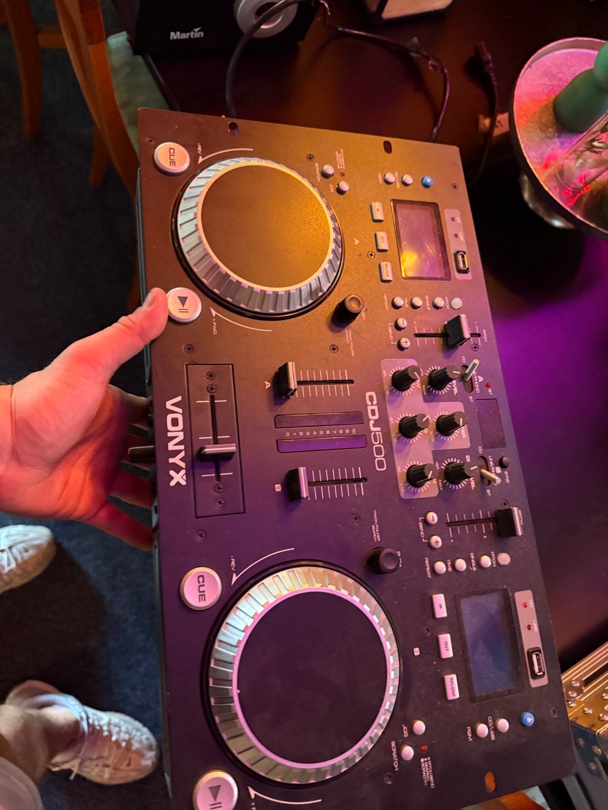 Vonyx CDJ500 DJ-set - Compleet en Gebruiksklaar, Ophalen of Verzenden, Gebruikt, Dj-set, Overige merken