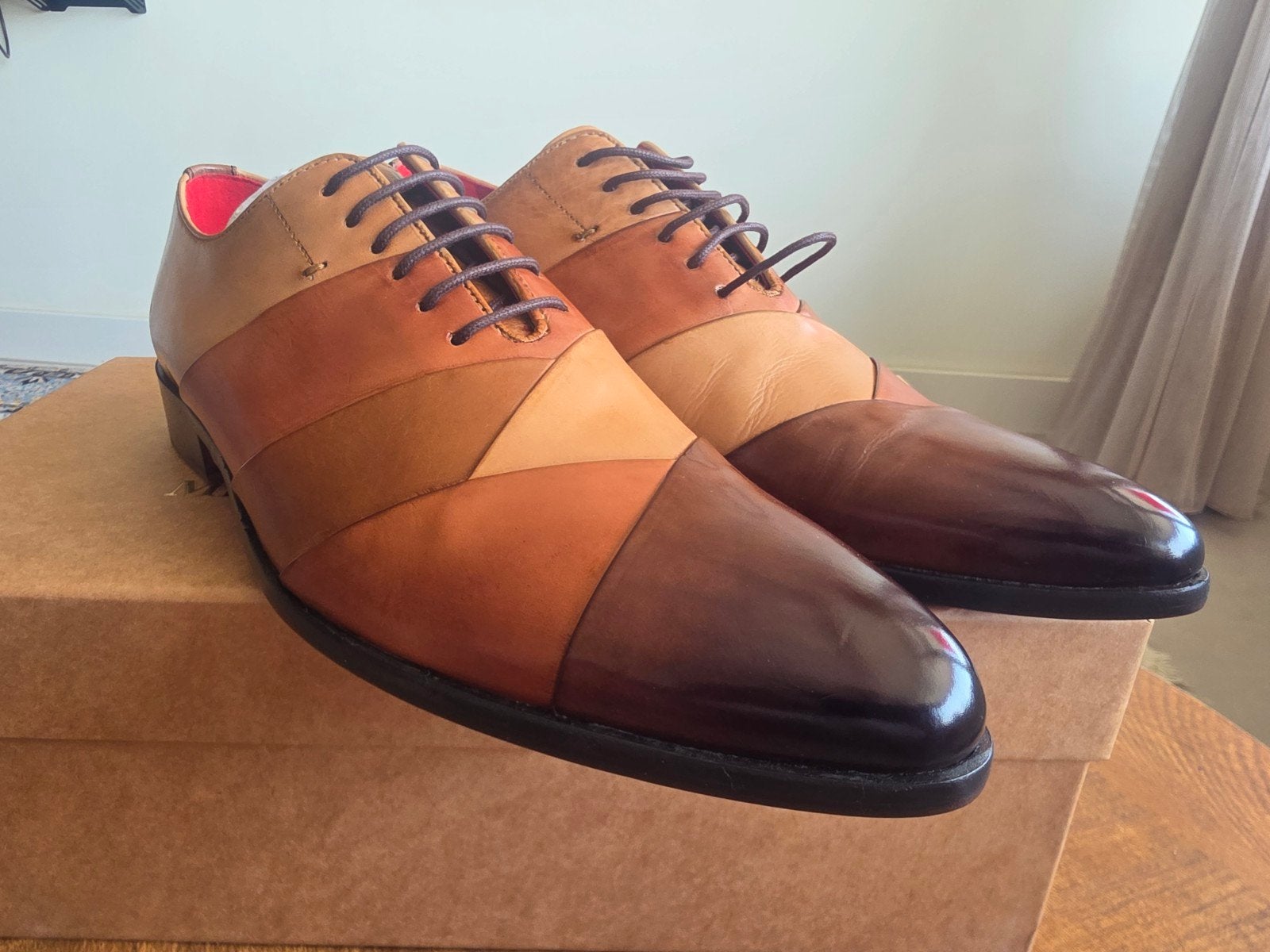 Melvin & Hamilton leren herenschoenen maat 41, Kleding | Heren, Schoenen, Ophalen of Verzenden, Nieuw, Bruin