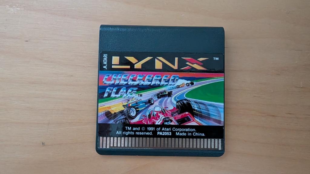 Checkered Flag voor Atari Lynx, 1 speler, Racen en Vliegen, Ophalen of Verzenden, Gekoppelde computers