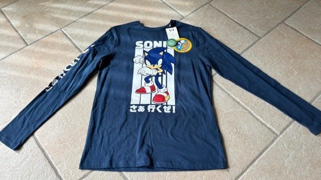 Shirt longsleeve sonic the hedgehog maat 170-176 nieuw, Ophalen of Verzenden, Nieuw, Jongen of Meisje, Shirt of Longsleeve