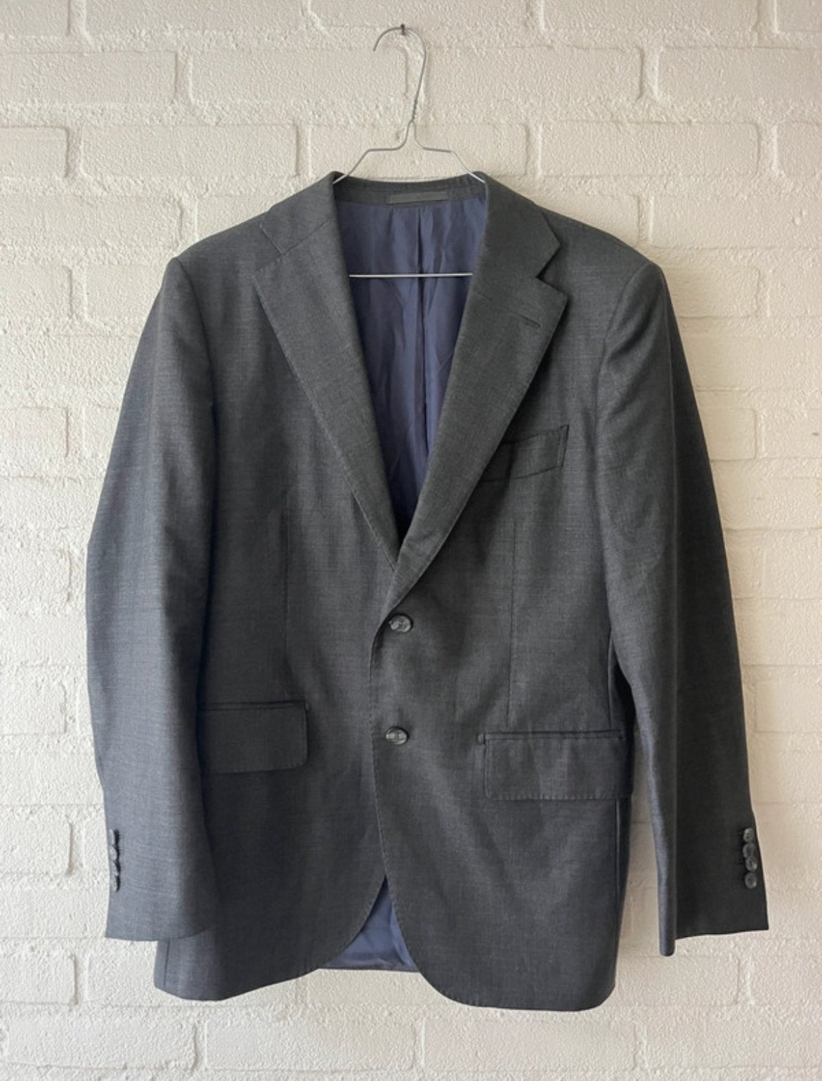 Suitsupply lazio wool blazer, Kleding | Heren, Ophalen of Verzenden, Zo goed als nieuw, Maat 46 (S) of kleiner, Grijs
