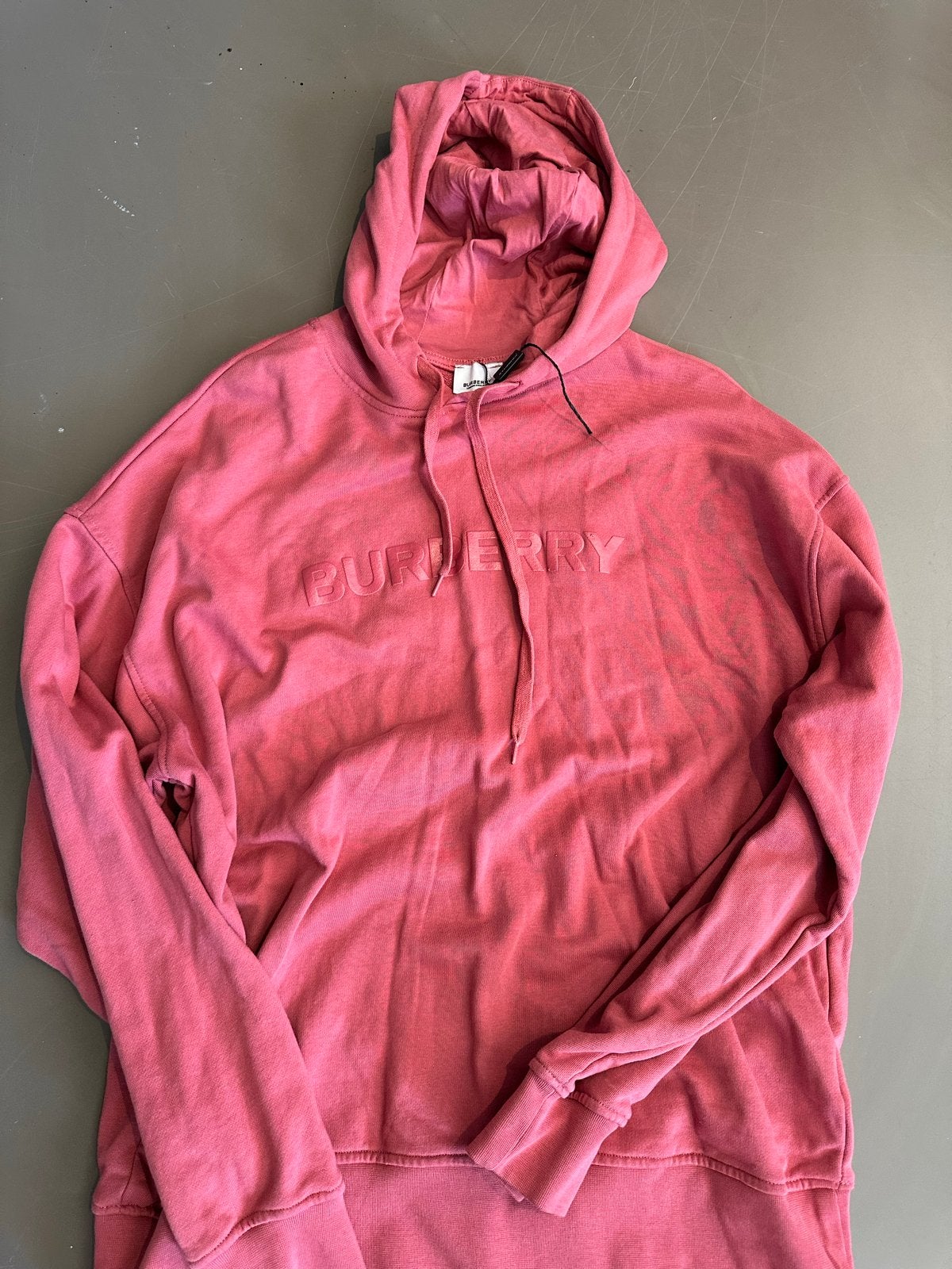 Burberry hoodie roze met geborduurd logo, Kleding | Dames, Ophalen of Verzenden, Nieuw, Maat 42/44 (L), Roze