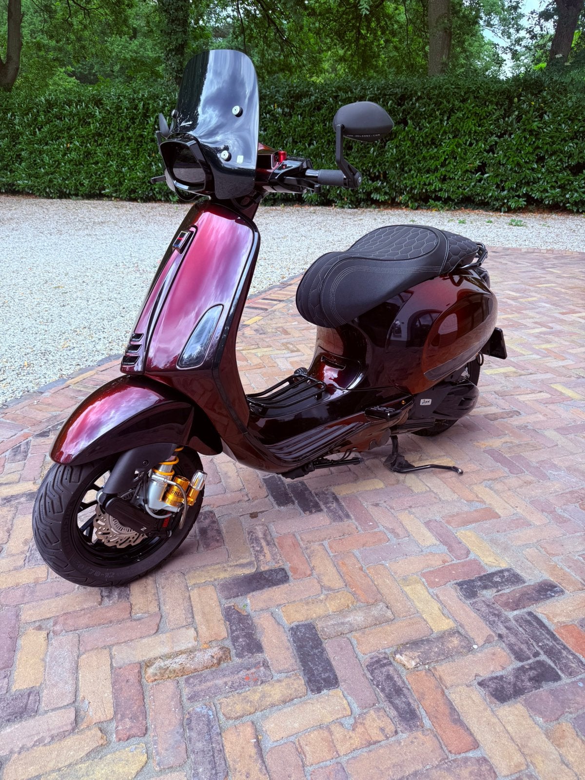 Vespa sprint 125cc 3v iget A1 nieuwstaat magnum ruby, Ophalen, Overige modellen, 125 cc, Zo goed als nieuw