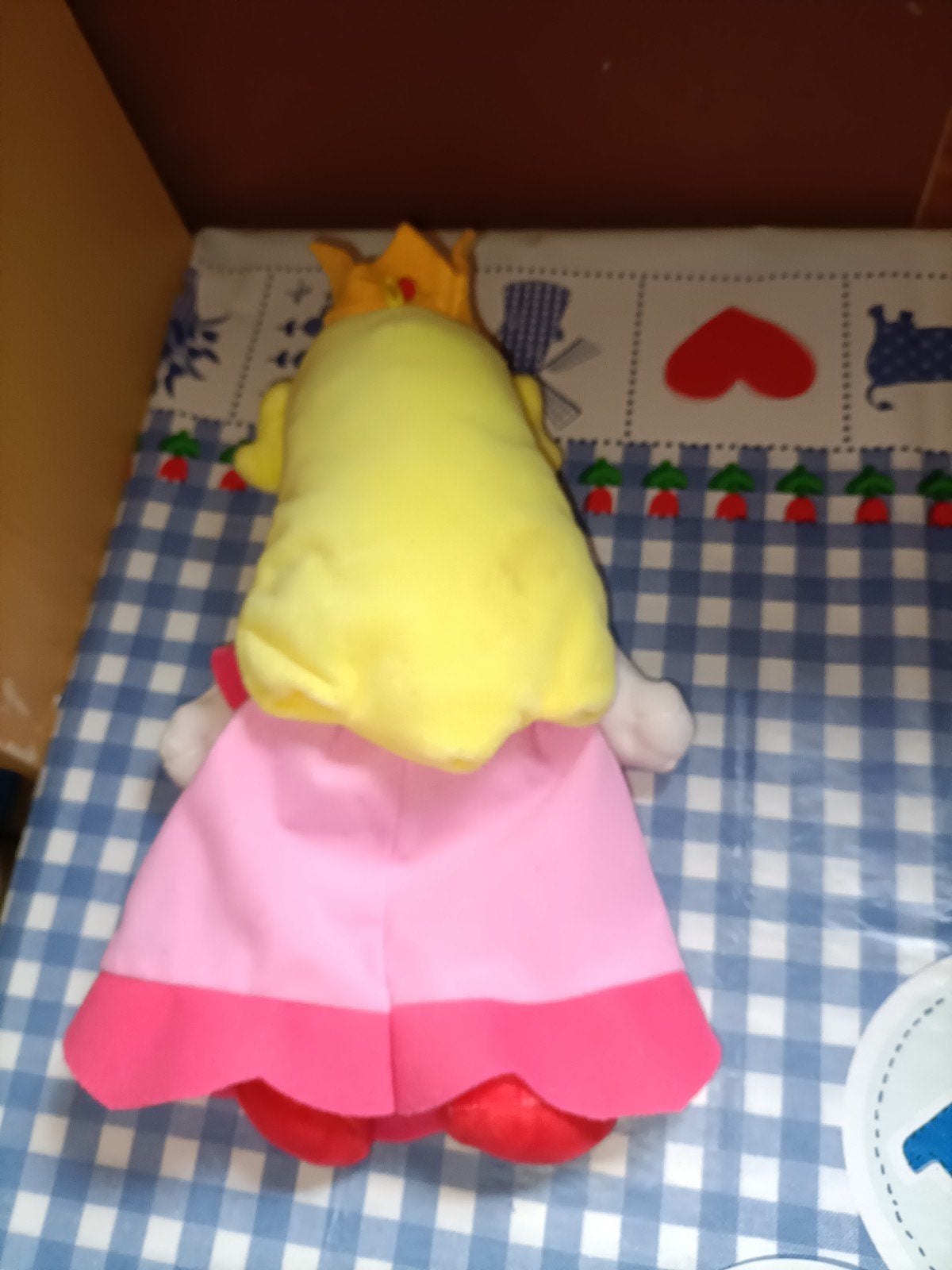 Prinses Peach knuffel Super Mario 30 cm groot, Ophalen of Verzenden