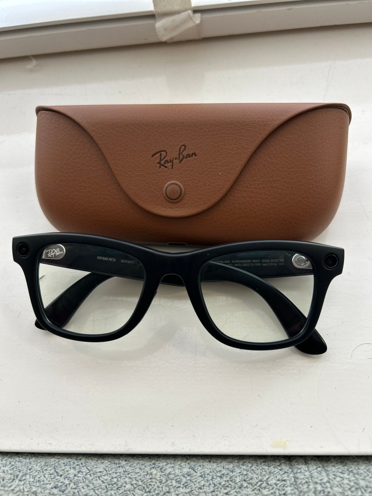 Meta Smart Glasses wayfarer GEN 2  - Zo goed als nieuw, Zwart, Ophalen of Verzenden, Zo goed als nieuw, Ray-Ban