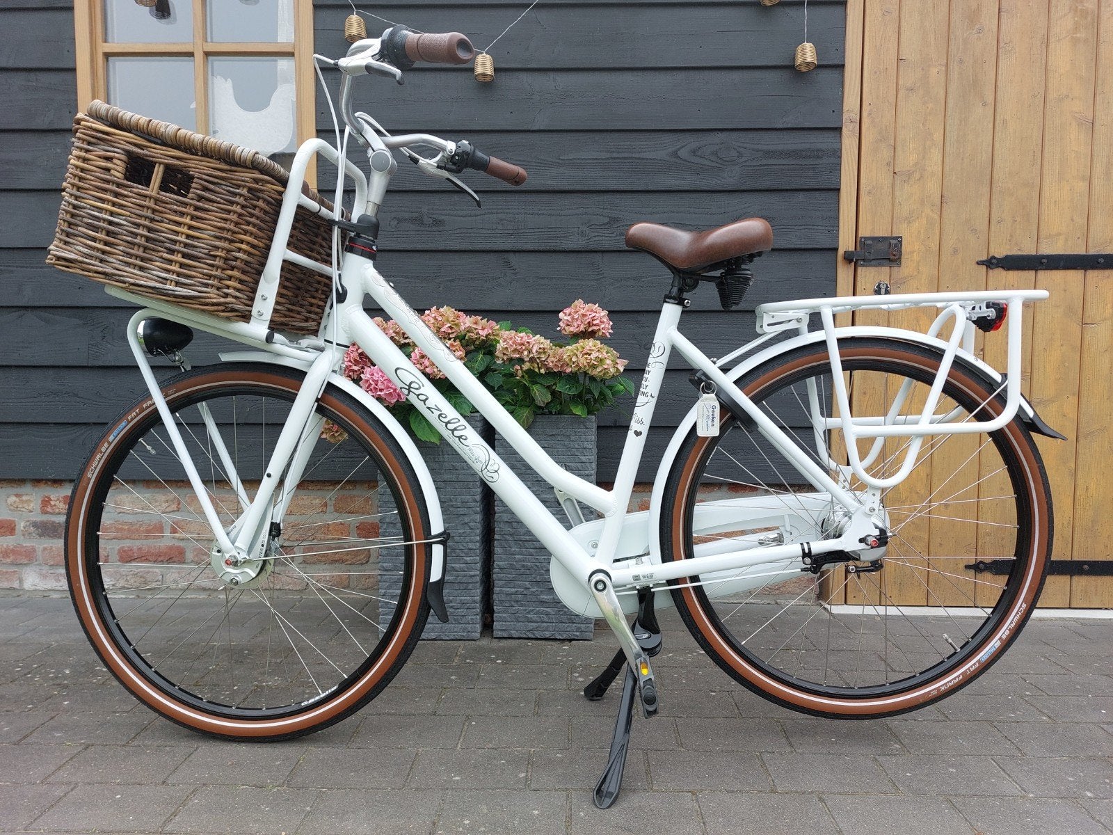 Nieuwe Gazelle Miss Grace, 28 inch, framemaat 54, Versnellingen, Zo goed als nieuw, Gazelle Miss Grace, Trommelrem