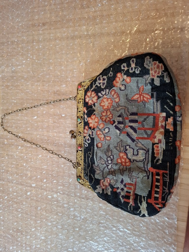 Tasje voor bijoux, Ophalen of Verzenden, Overige materialen, Overige typen, Verguld
