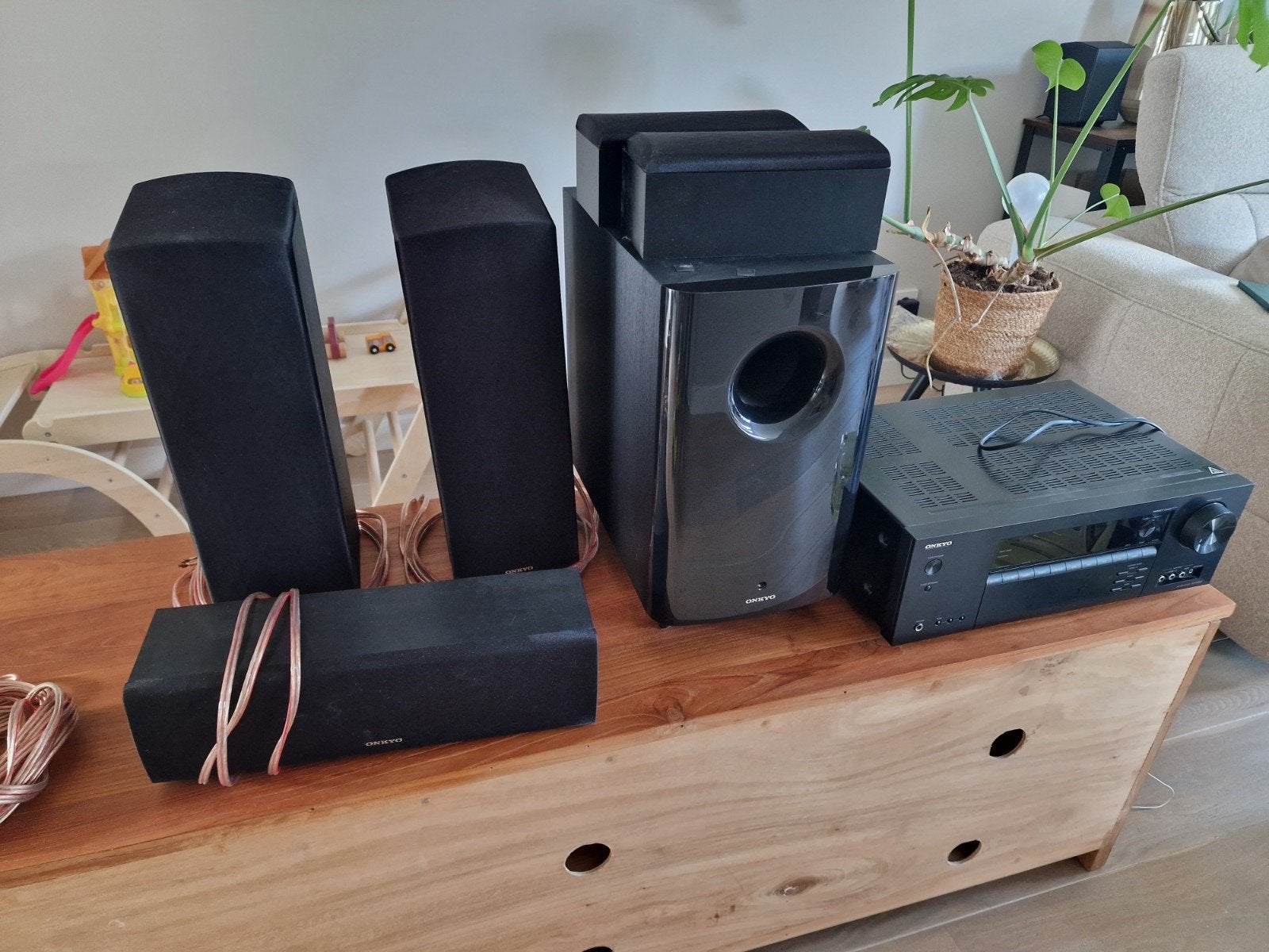 Onkyo HT-S5805 5.1.2 Dolby Atmos Home Cinema Set, Audio, Tv en Foto, 70 watt of meer, Overige spelers, Ophalen, Overige merken