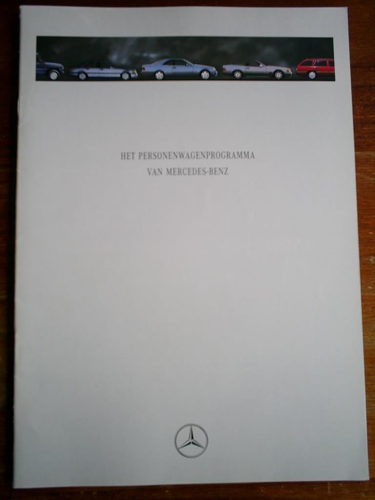 Mercedes Personenwagen Programma Alle Modellen 2 / 1994, Verzenden, Zo goed als nieuw, Mercedes